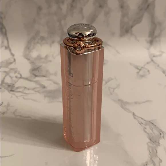 Rose Gold Coach Ring with Diamond stud. Size 8 - Picture 3 of 5